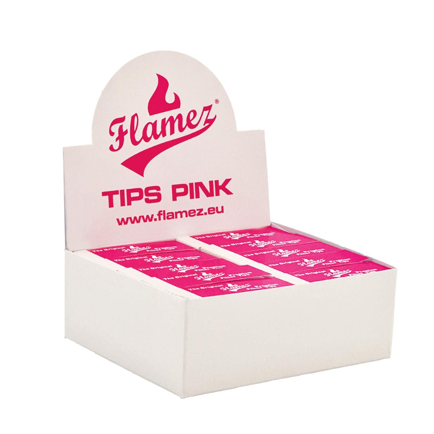 Display Flamez Filter Tip Booklet Pink 50 Stk