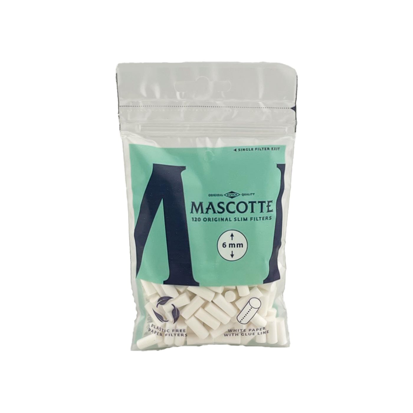 Display Mascot Slim Filters 6mm 20 Bags 120 pcs
