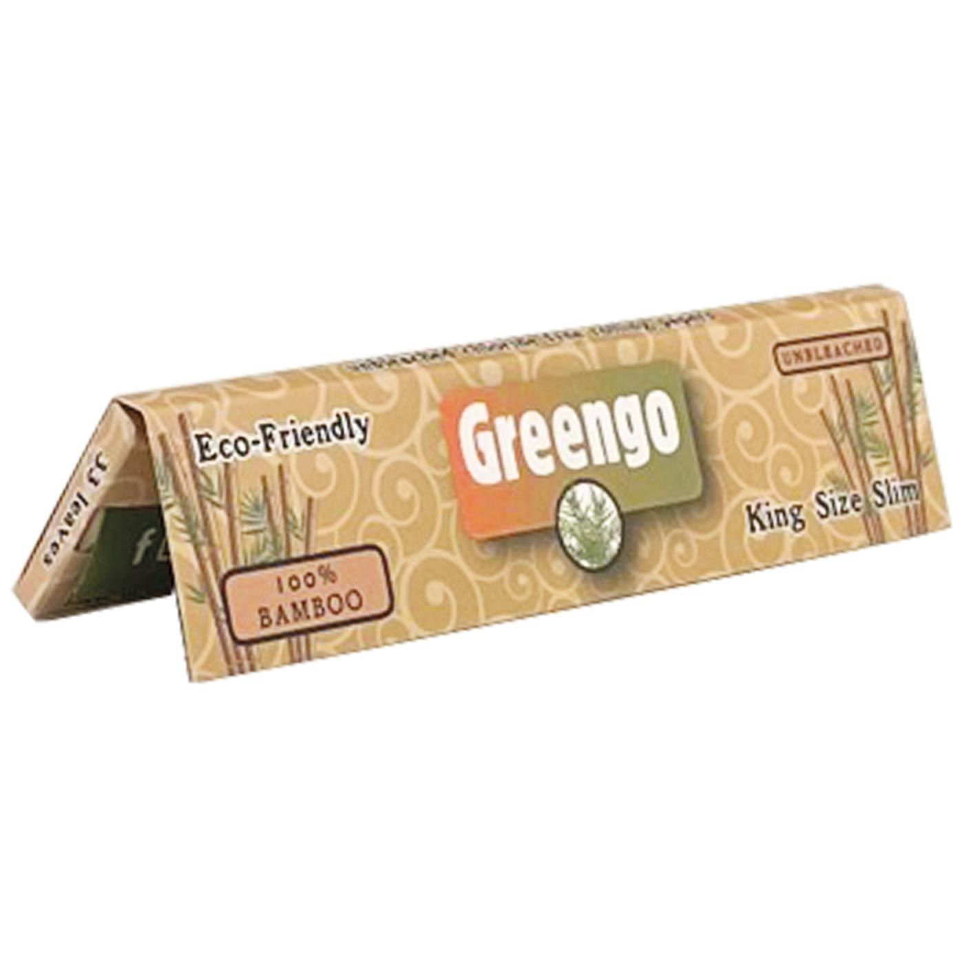 Display Greengo Bamboo King Size Slim 50 Pcs