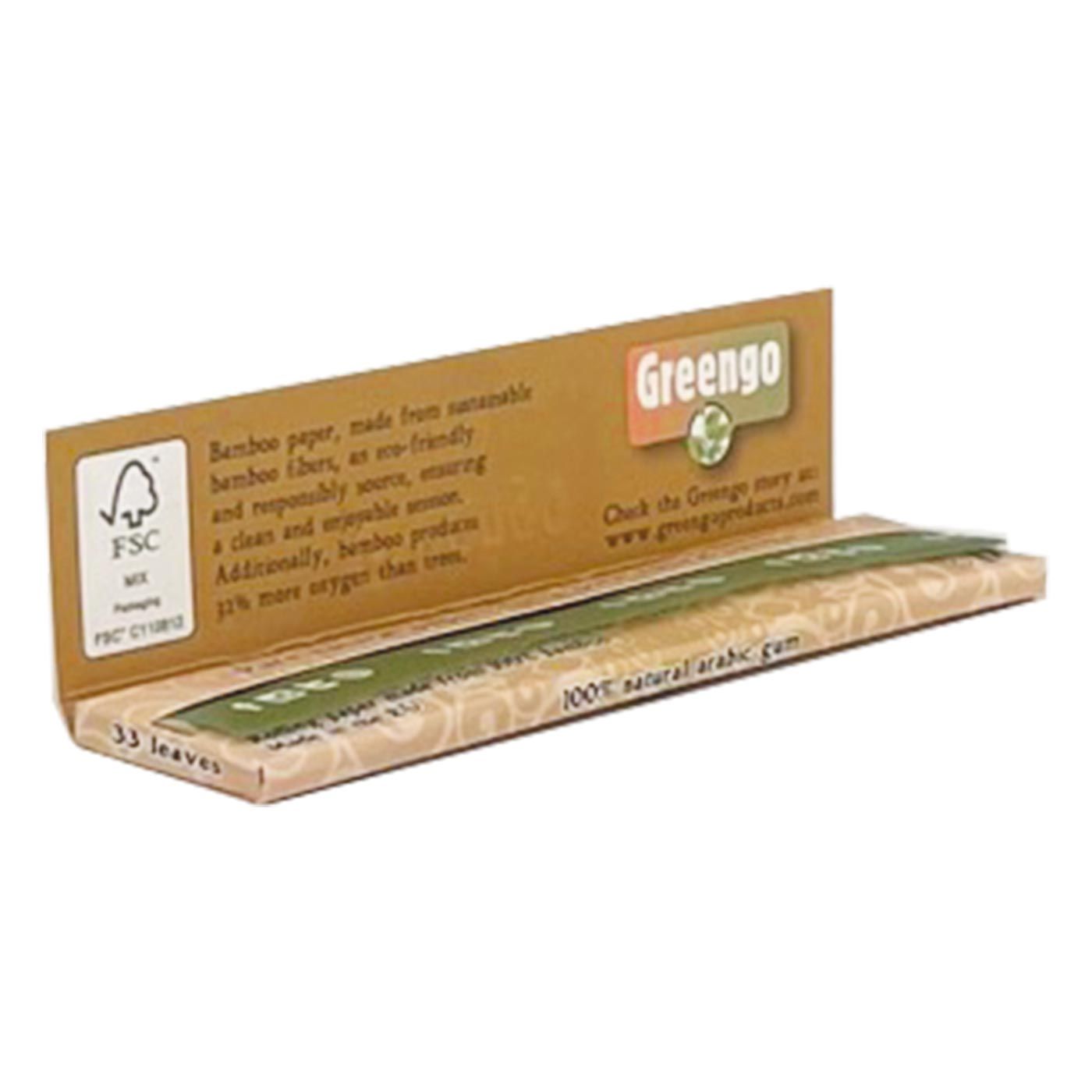 Display Greengo Bamboo King Size Slim 50 Pcs