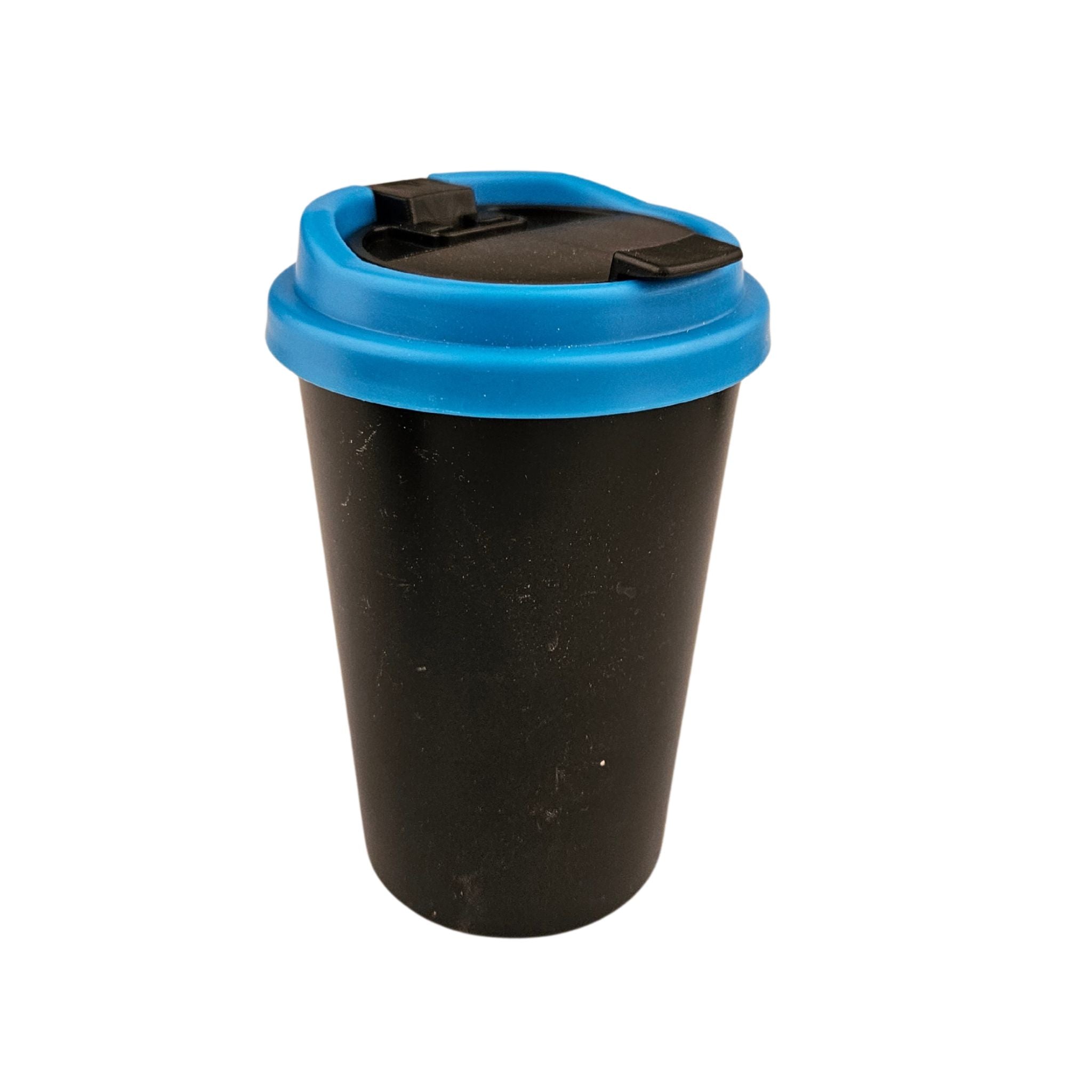 Auto asbak met blauwe deksel