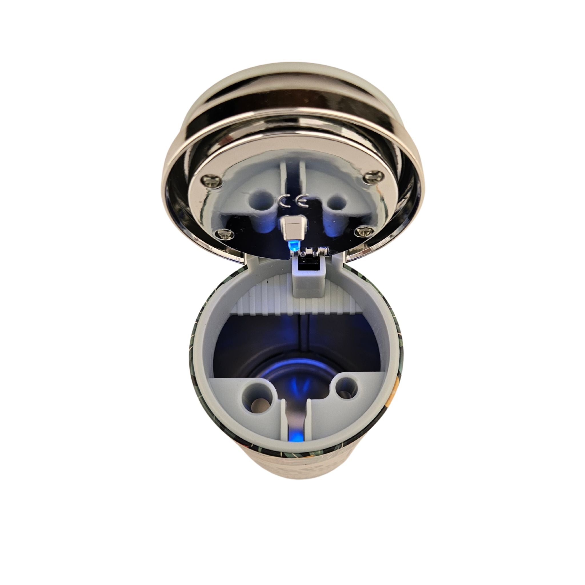 Keep Calm asbak blikje met deksel