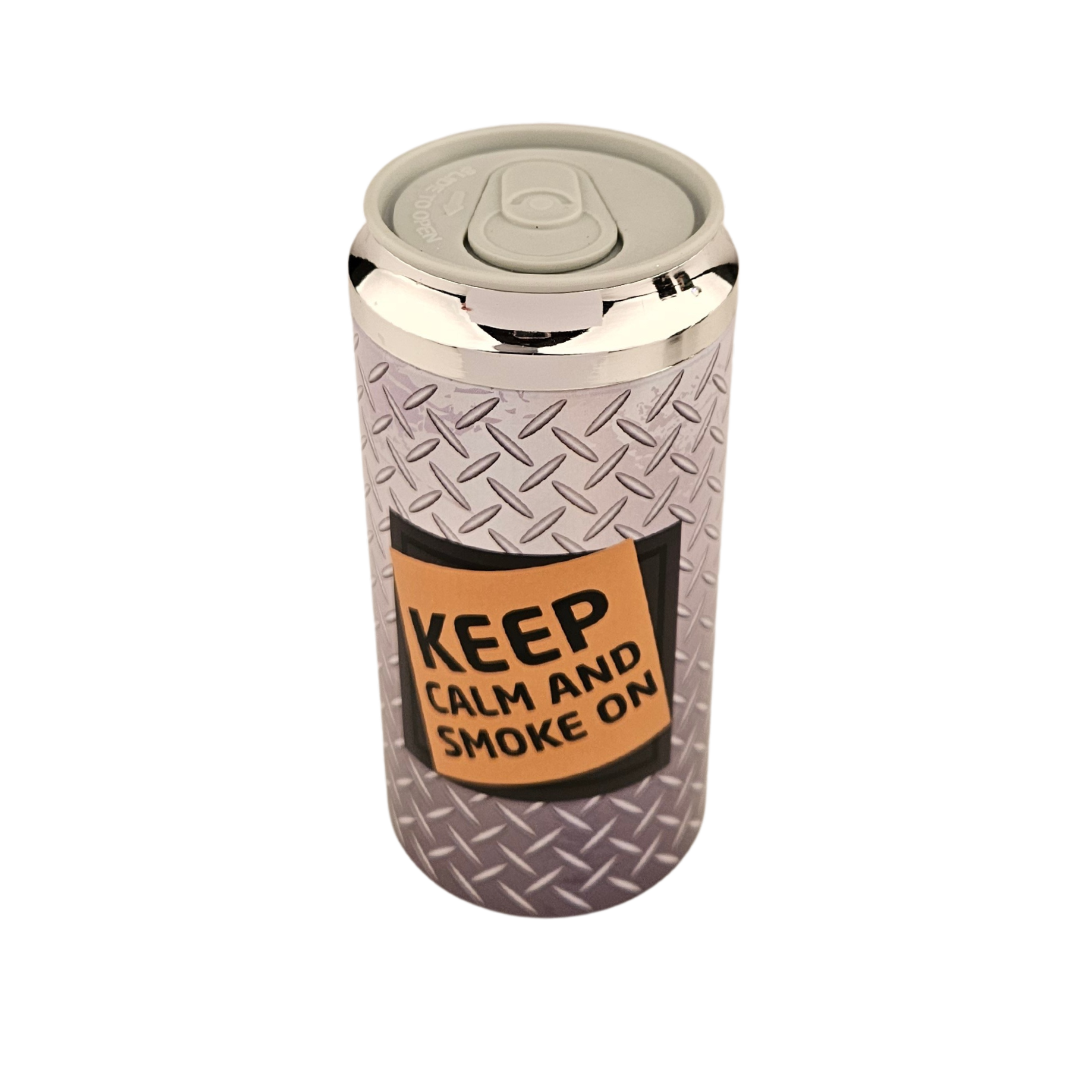 Keep Calm asbak blikje met deksel