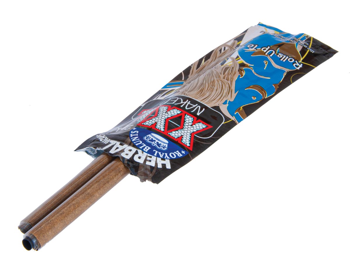 Display Royal Blunts Hemparillo Xxl Herbal Wraps Naked 25X2 Pcs