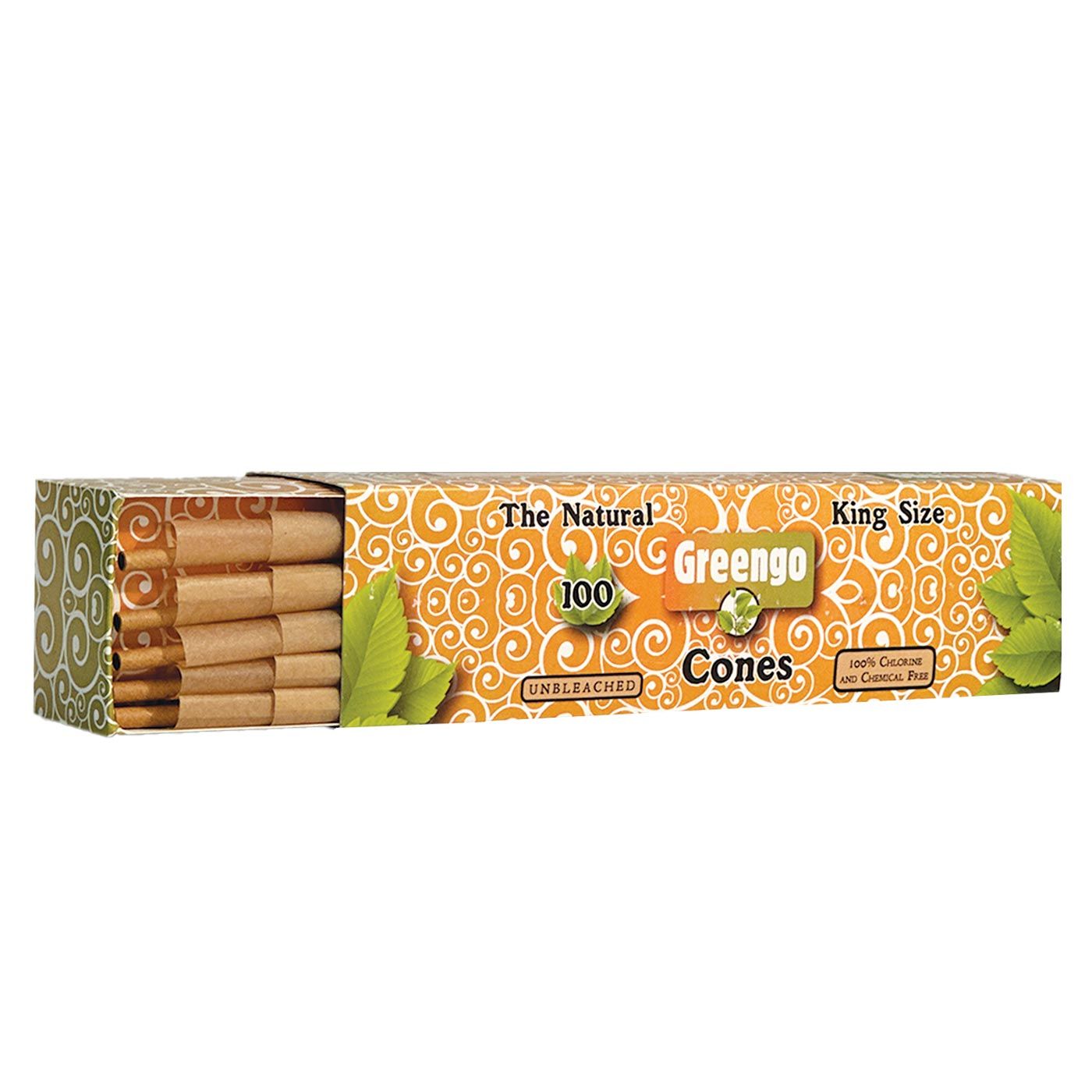 Greengo Cones King Size 109/26mm 100 pcs