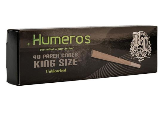 El Humeros Cones King Size Brown 109/26 mm 40/100Pcs