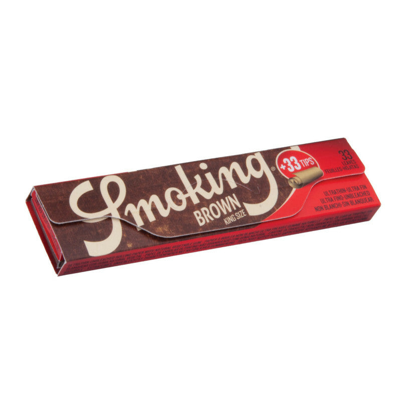 Smoking Brown King Size Slim 2-In-1 Display 24 Pcs
