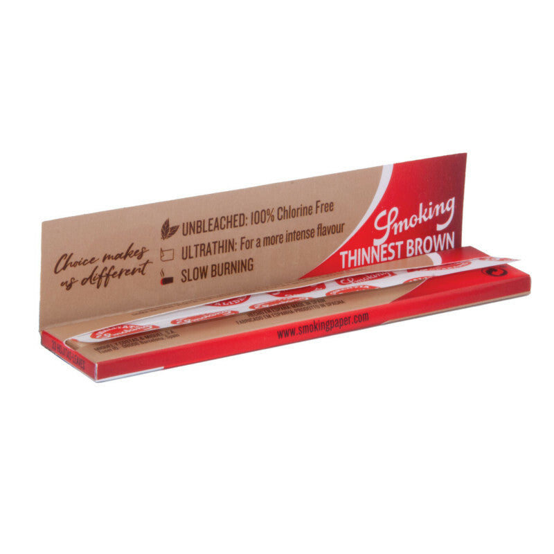 Afficher le tabagisme mince brun king size mince 2-en-1 24 pcs