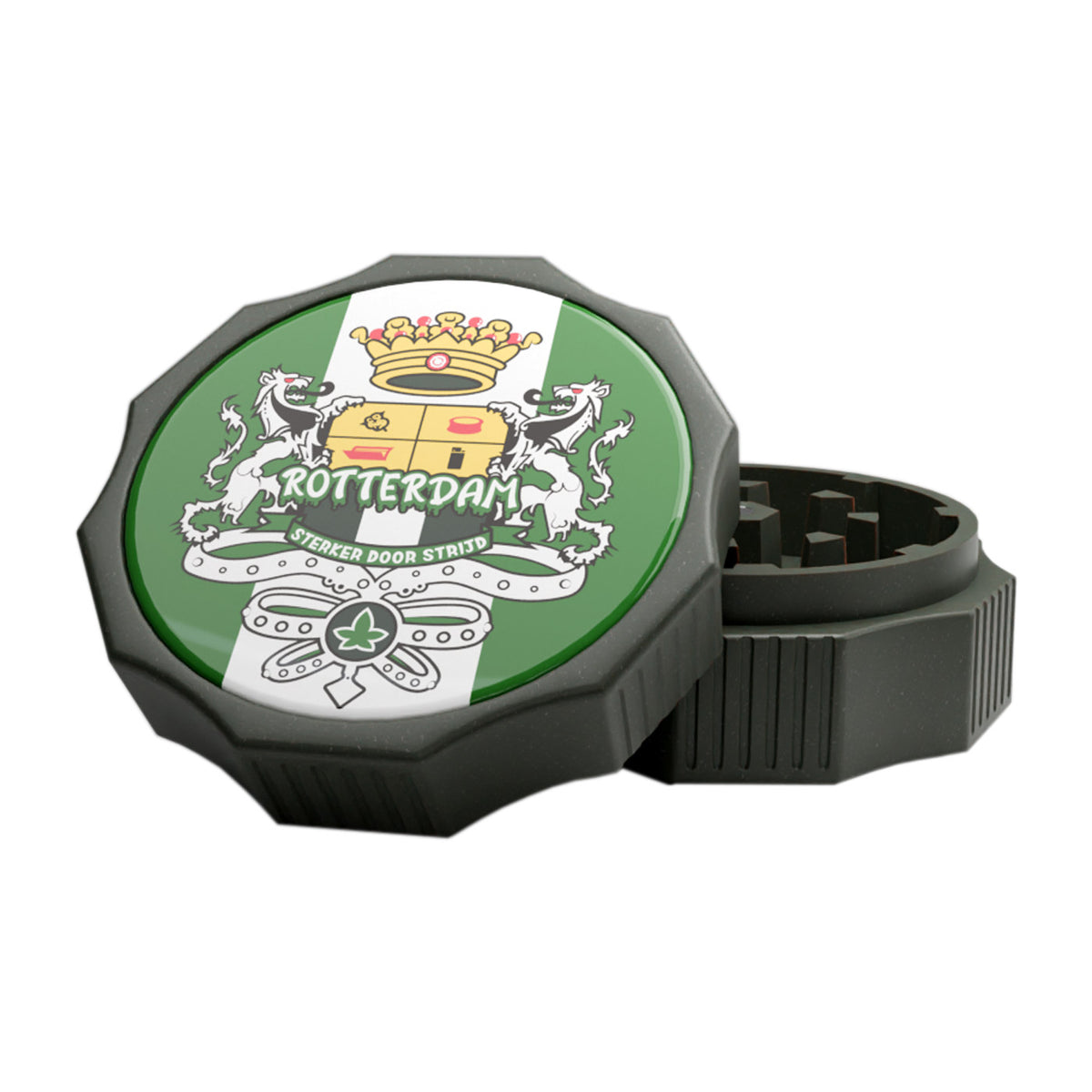 ApeStoned Bio City Grinder + magneet 55mm Rotterdam