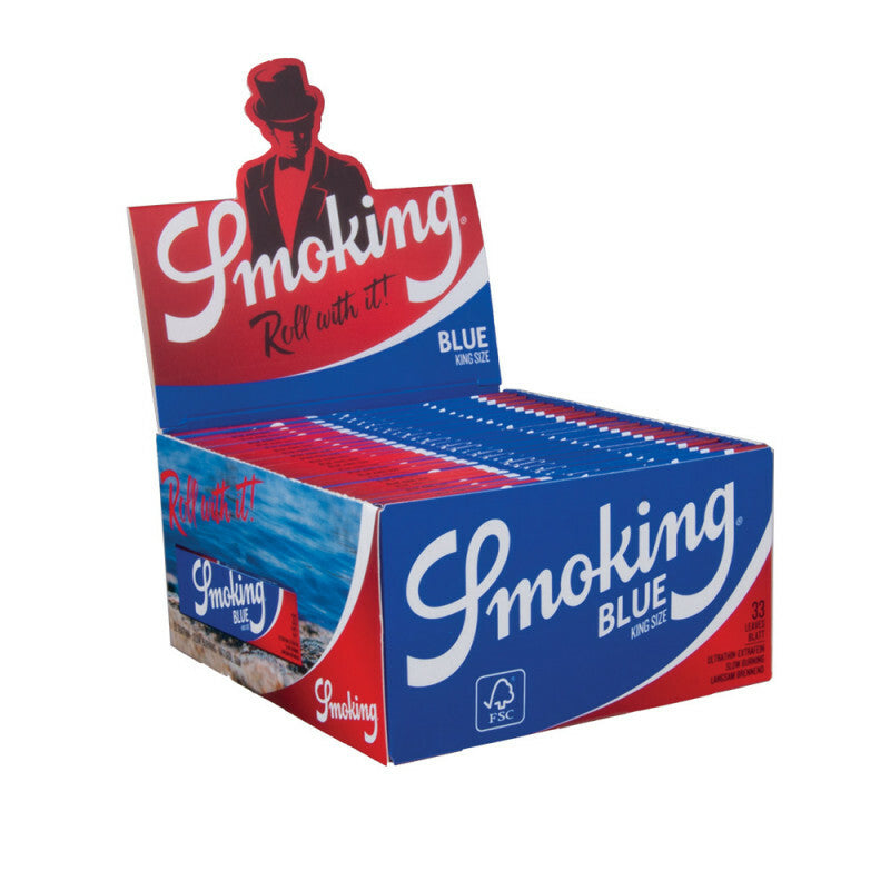 Smoking Blue King Size Display 50 Pcs