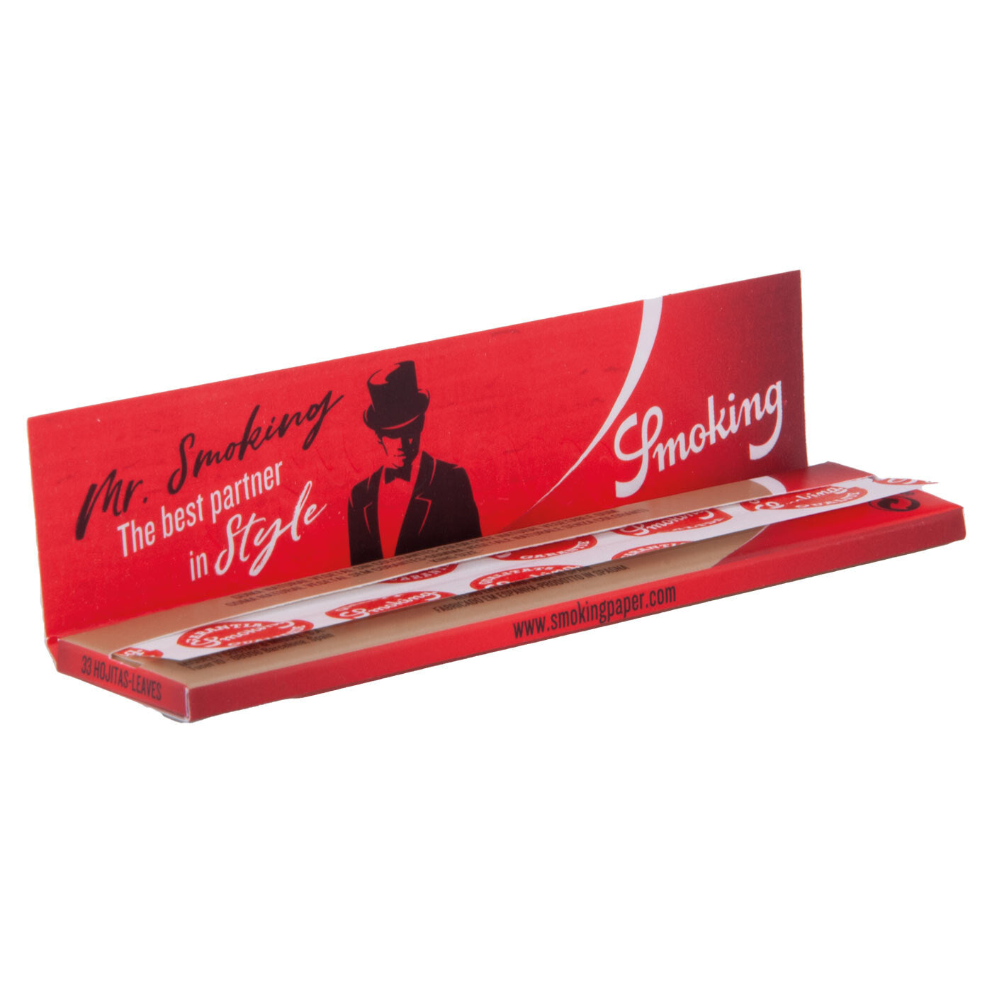 Smoking Thinnest Brown King Size Slim 1 Pc open