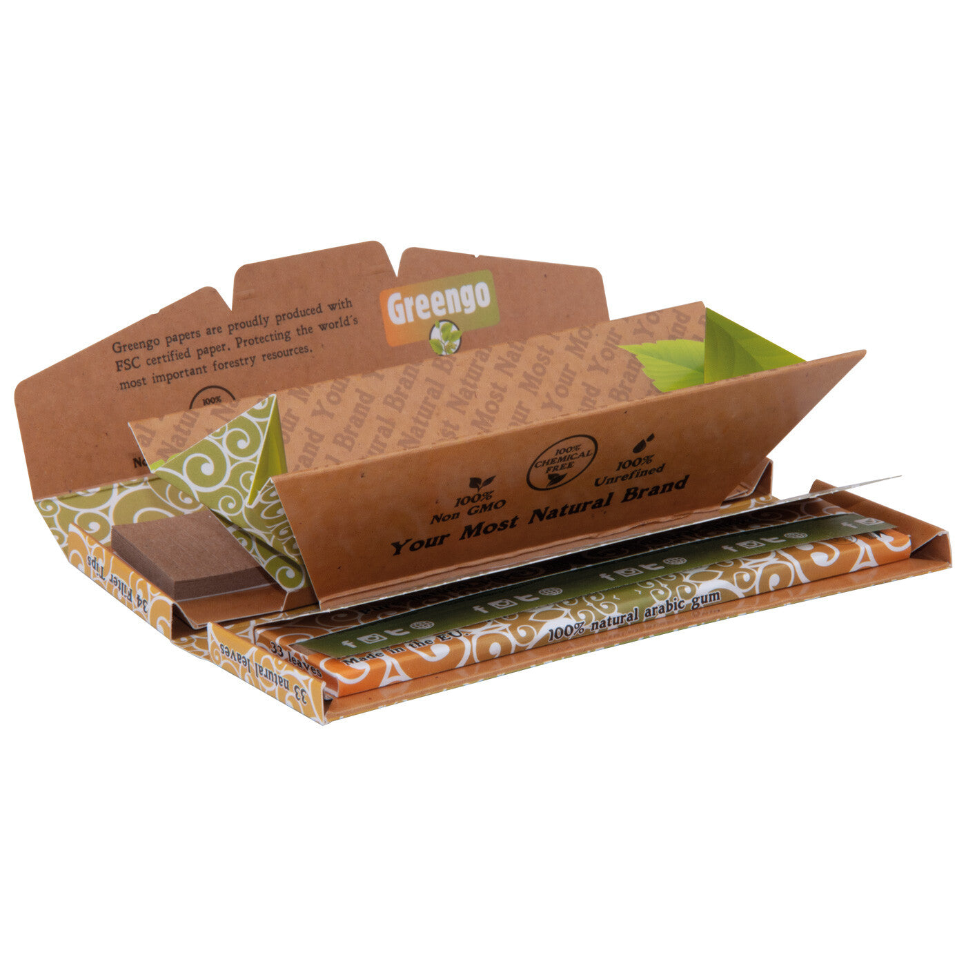 Greengo Ultimate Pack King Size Slim 1 Pc Open