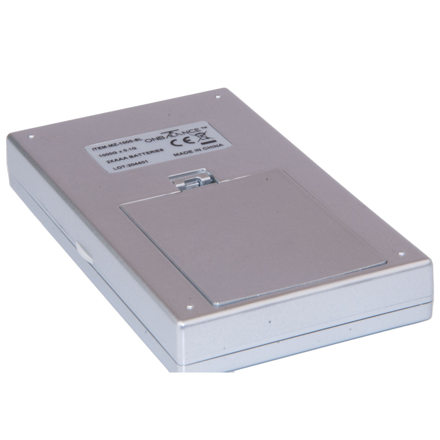 Myco Pocketscale Mz-1000 1000 X 0,1Gr Silver onderkant