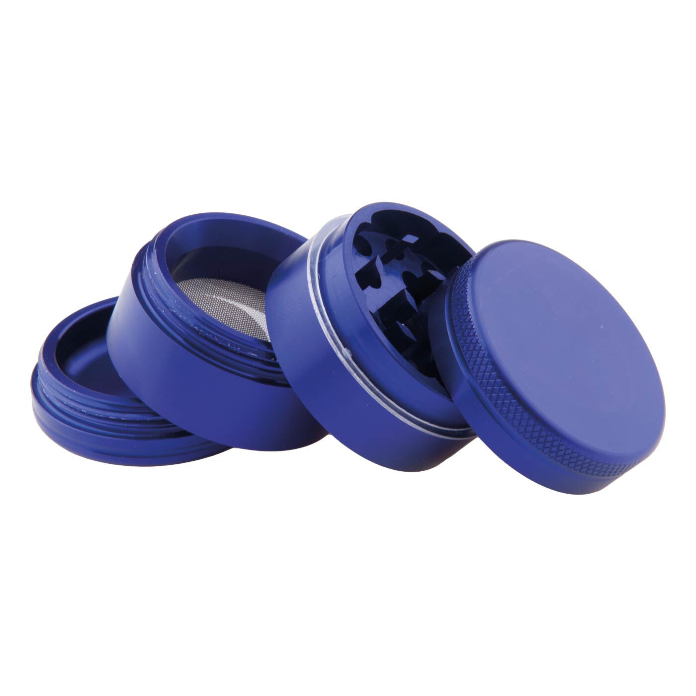Aluminium Grinder Blue 4 Parts 50Mm open