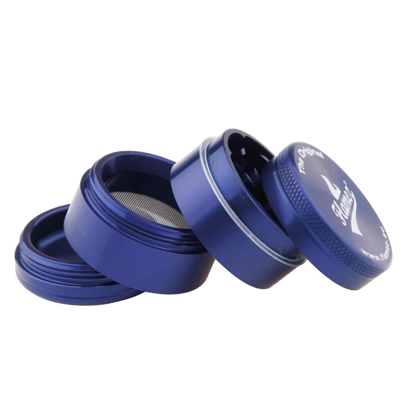 Flamez Grinder 4 Parts 40 Mm Blue open