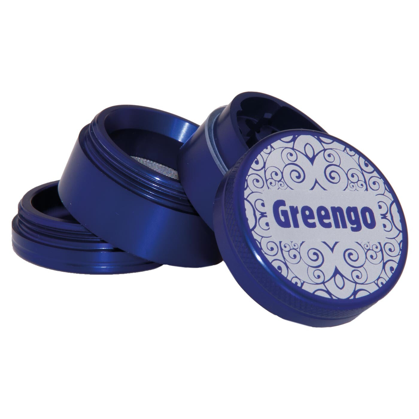 Greengo Grinder 4 Parts 40 Mm Blue voorkant