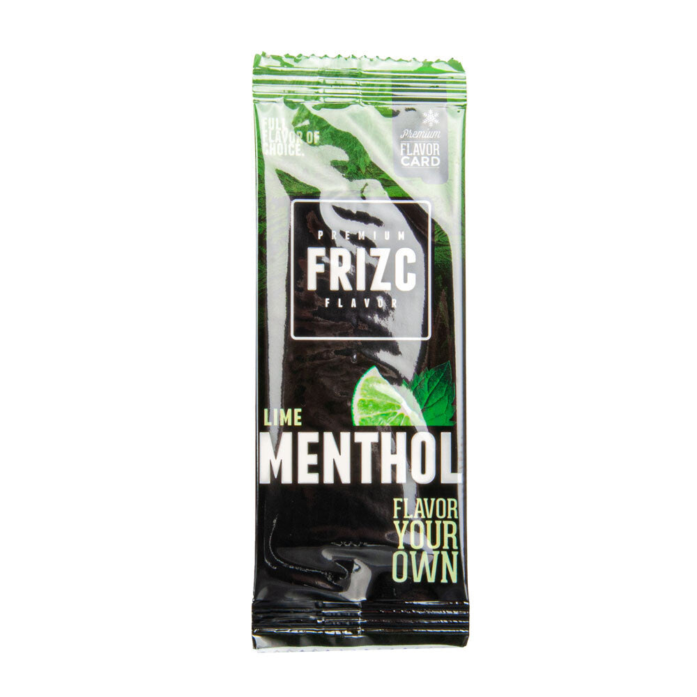 Display Frizc Flavor Card Lime Menthol 25 Pcs