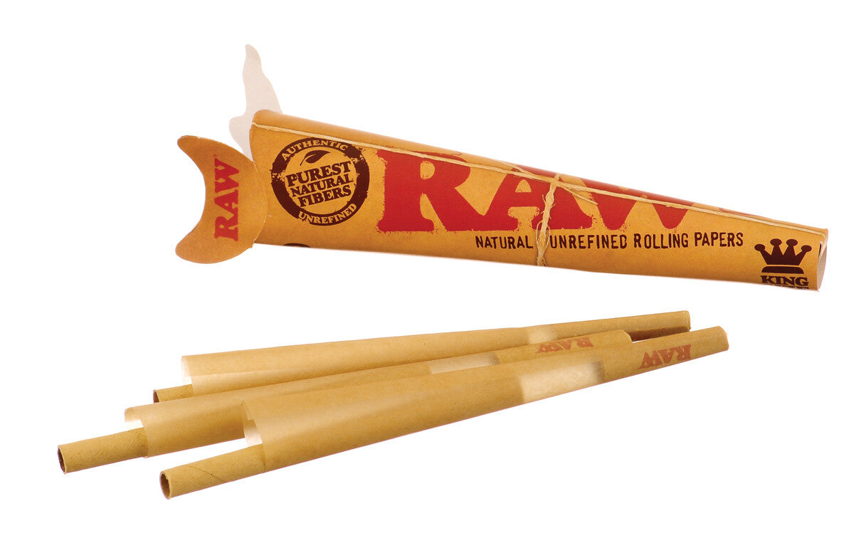 Raw King Size Cones Basic 3 Pack  1 Pc