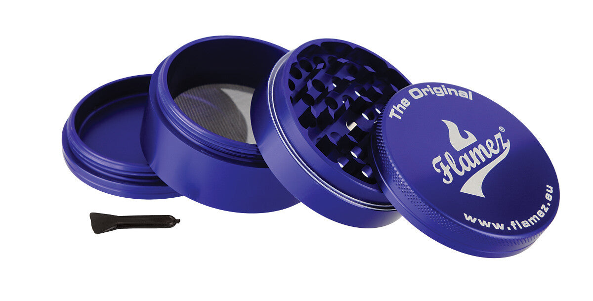 Flamez Grinder 4 Parts 63 Mm Blue
