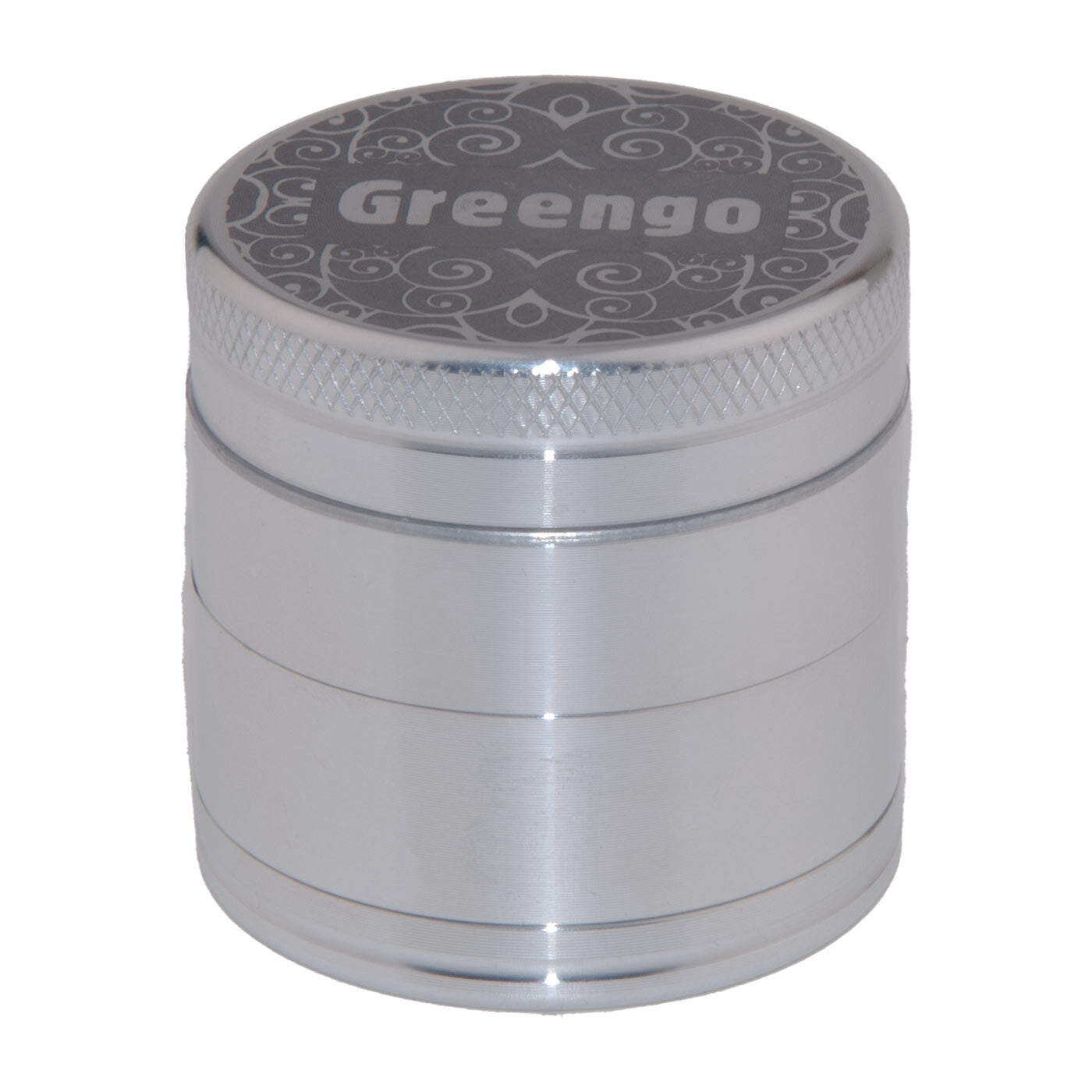 Greengo Grinder 4 Parts 40 Mm Silver