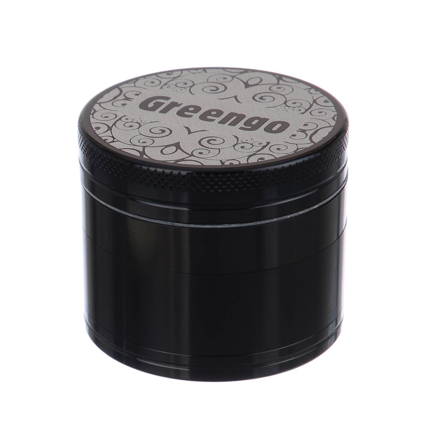 Greengo Grinder 4 Parts 50 Mm Black