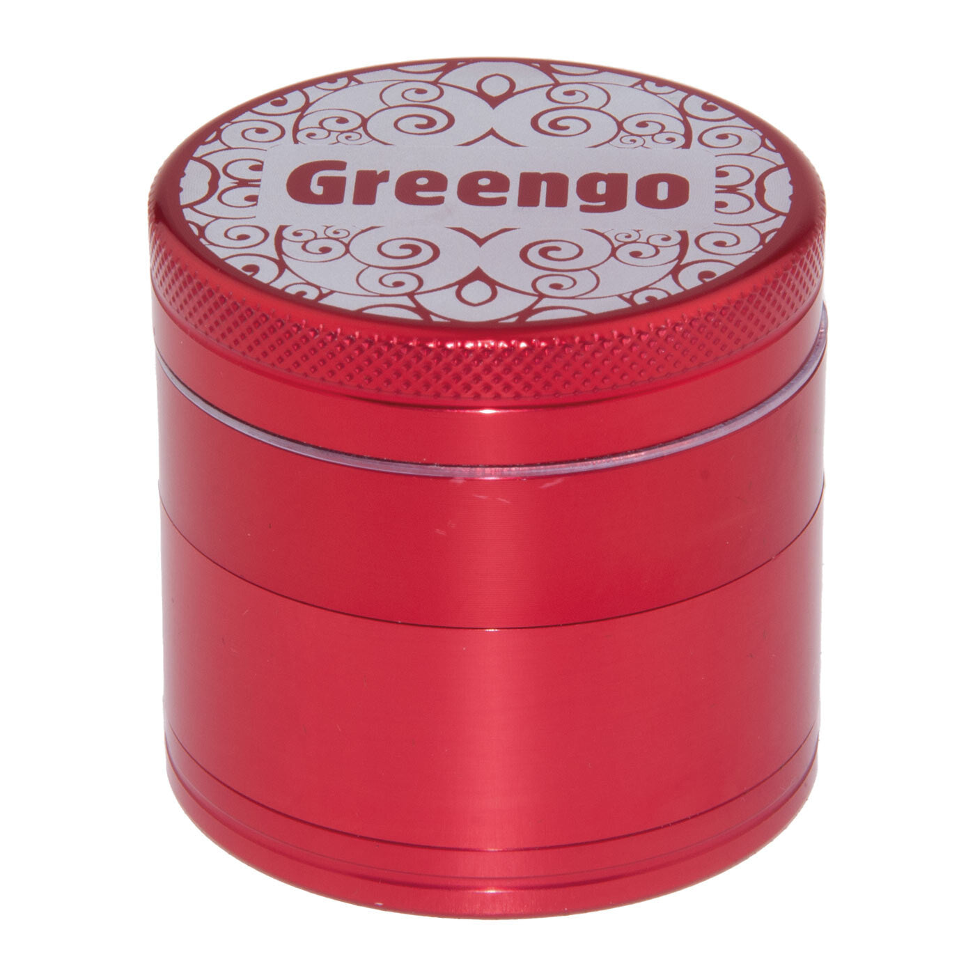 Greengo Grinder 4 Parts 50 Mm Red