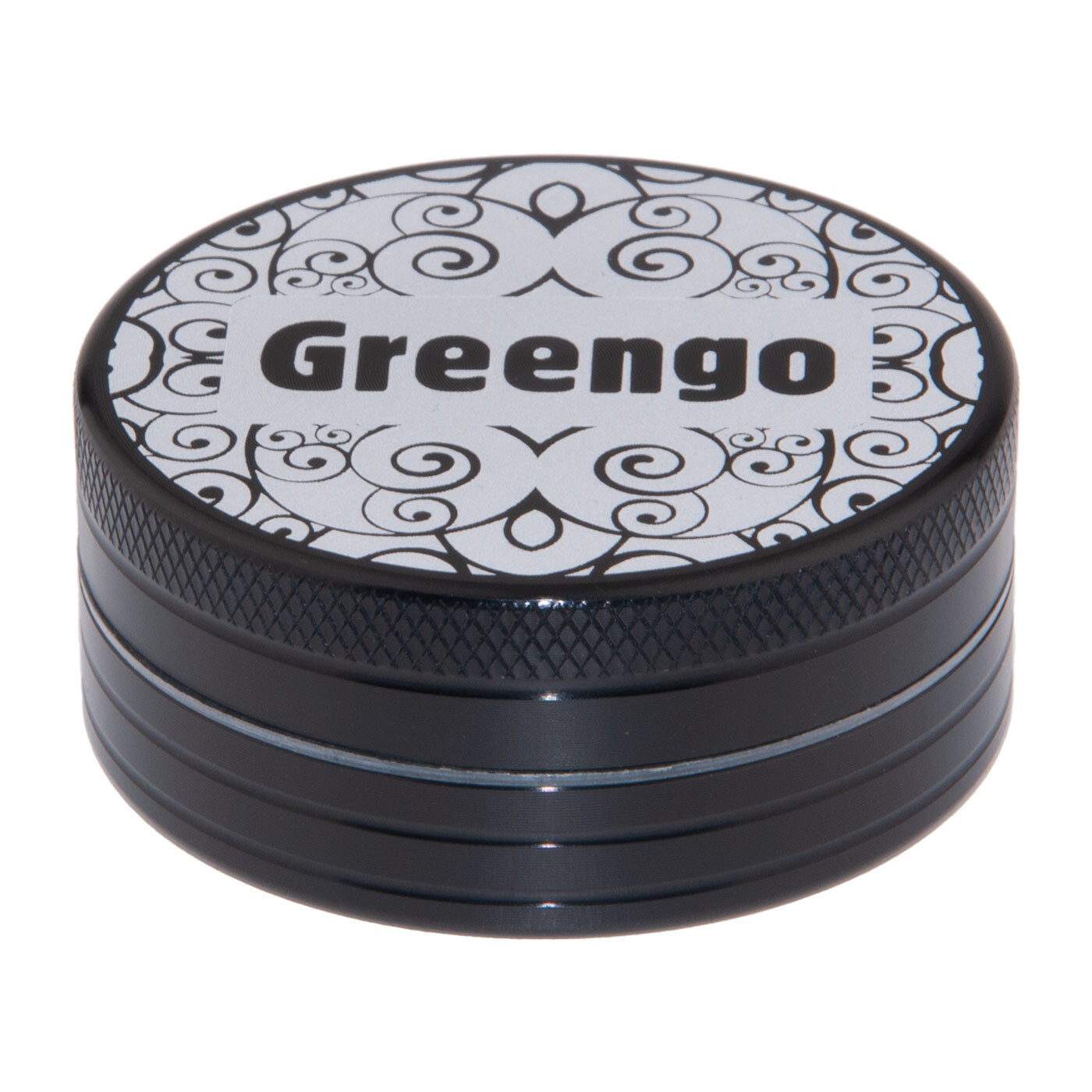 Greengo Grinder 2 Parts 50 Mm Black