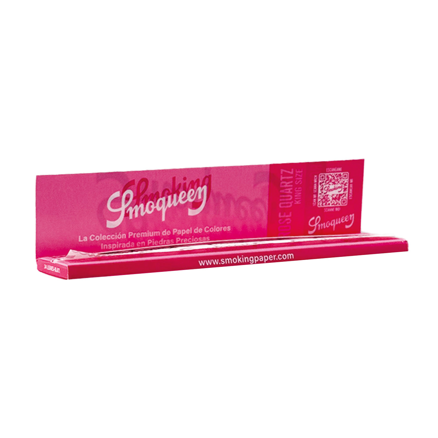 Smoking Smoqueen Rose Quartz King Size Slim vloei 50 stuks