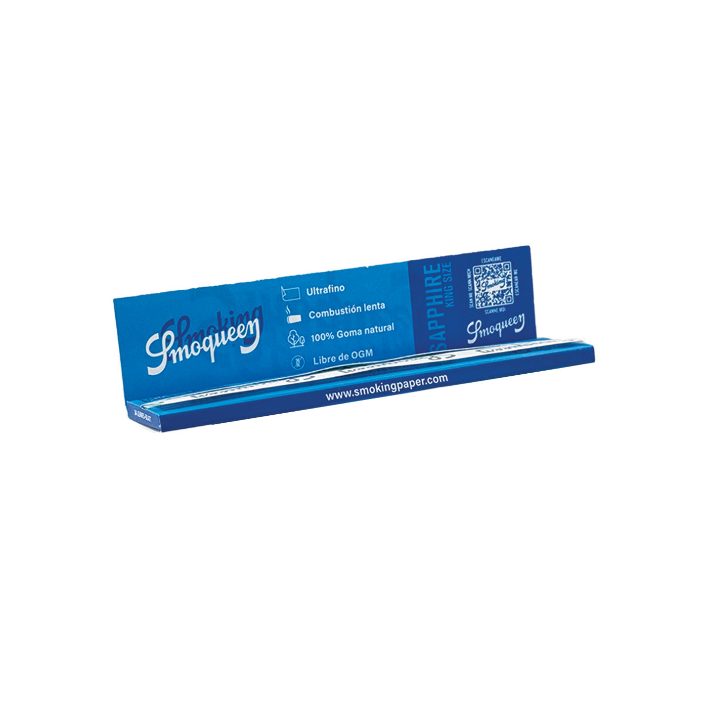 Smoking Smoqueen Sapphire King Size Slim vloei 50 stuks