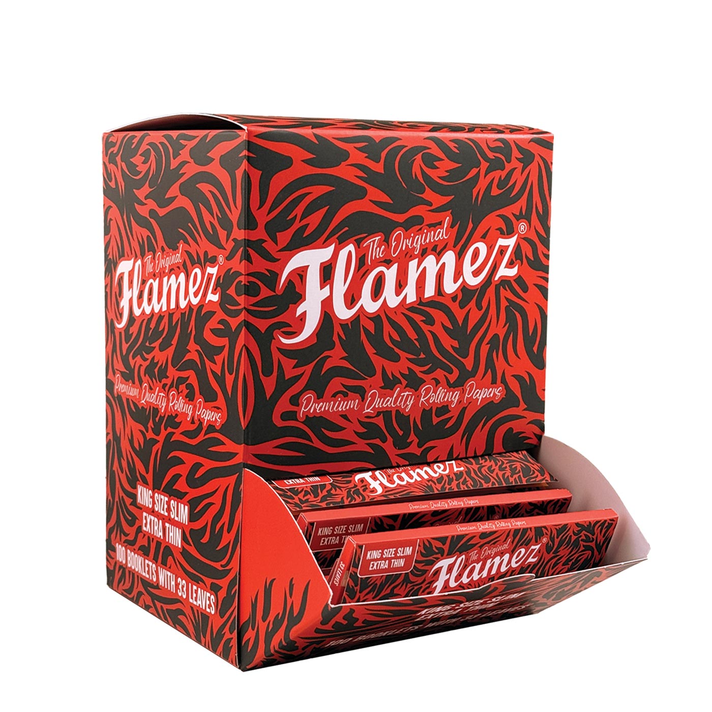 Flamez King Size Slim Tower Box Extra Thin 100 St.