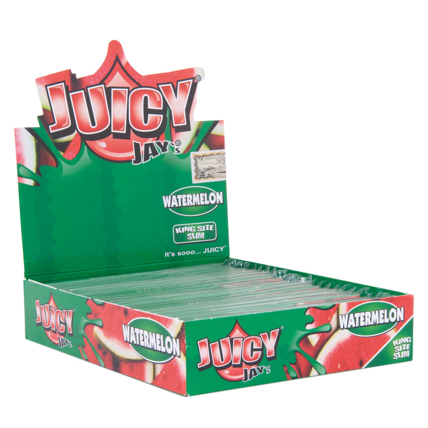 Juicy Jays Watermelon King Size Slim (Box/24)