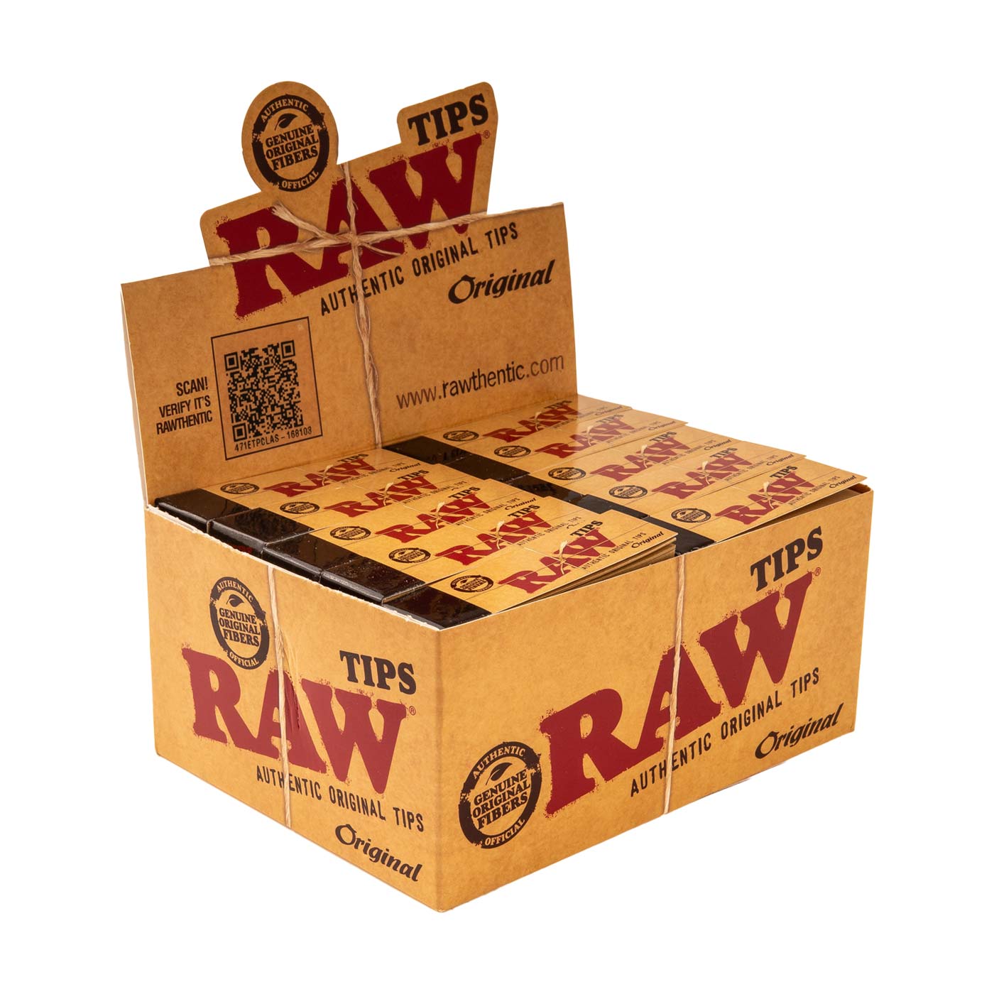 Display Raw Original Filter Tips 50 pcs