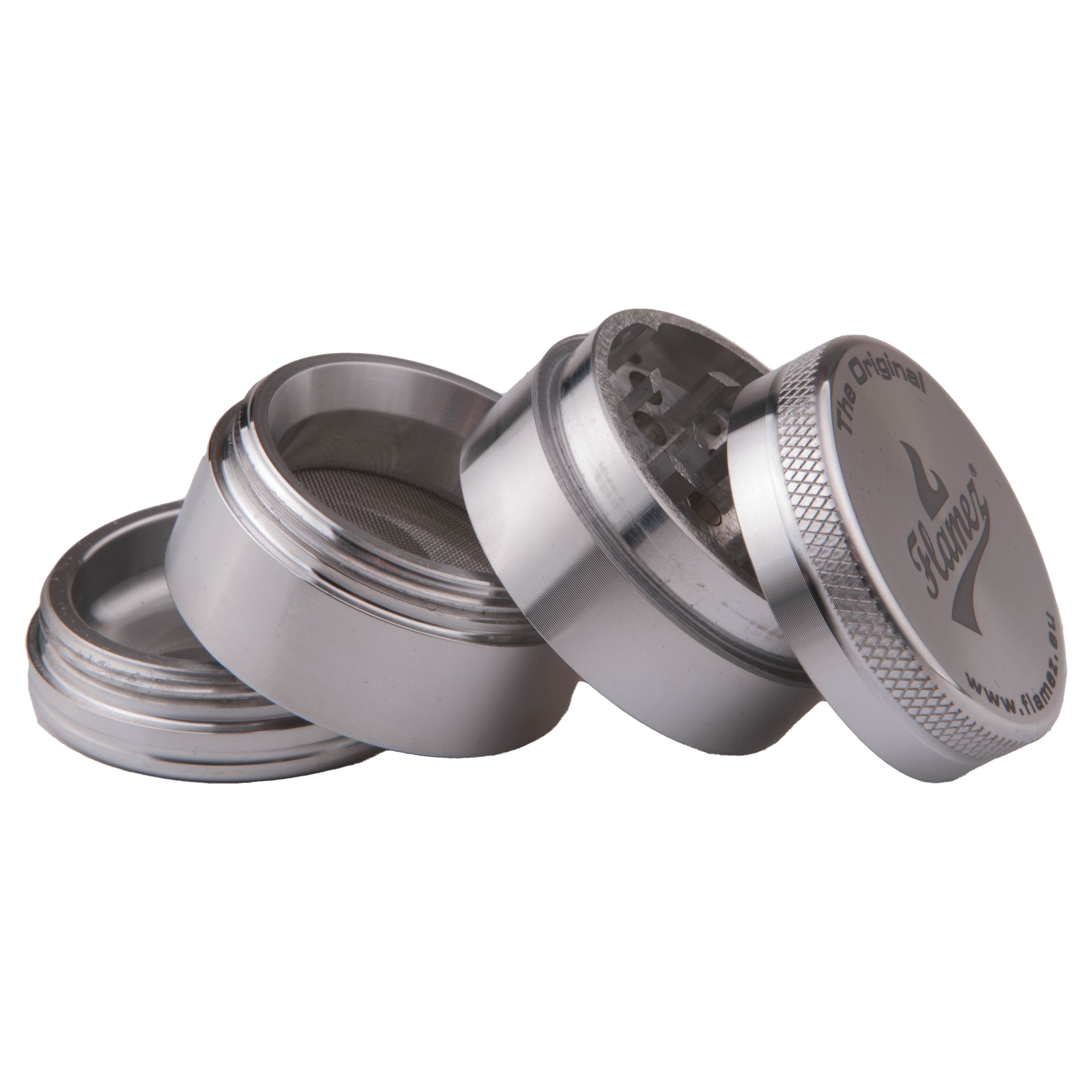Flamez grinder 4 parts 40 mm grey