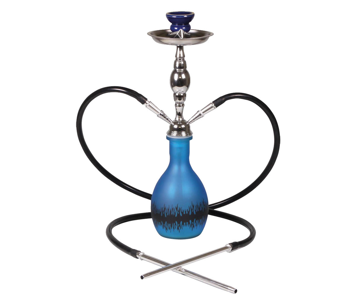 Shisha 2 Hose Blue Silicon Hose 49 CM