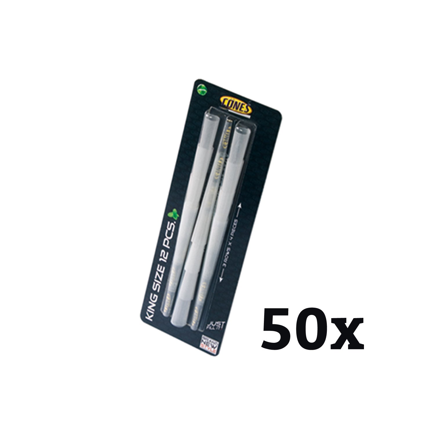 Cones 50 x 12-pack 109/26mm 600 pcs
