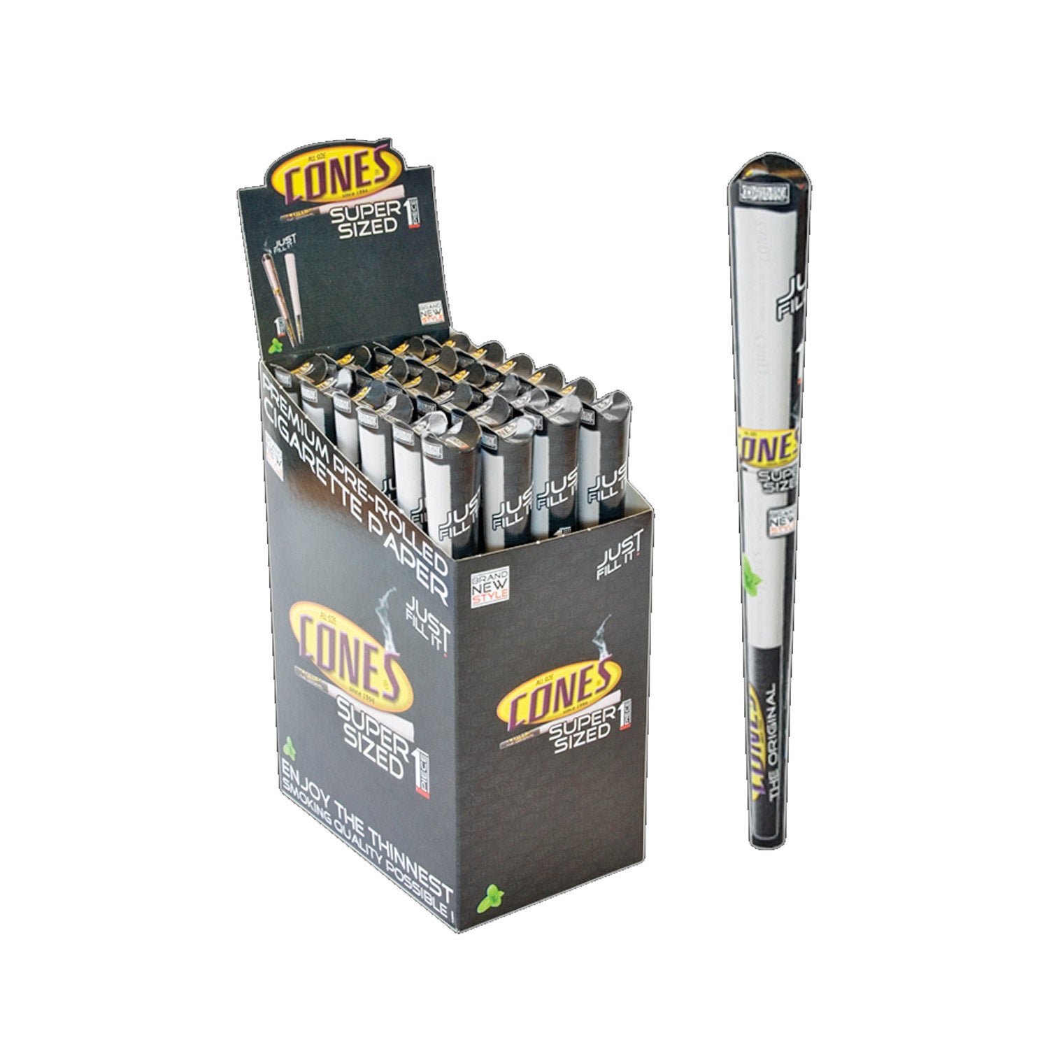 Cones Black Super Sized 180/58 mm 24 x 1 stuk