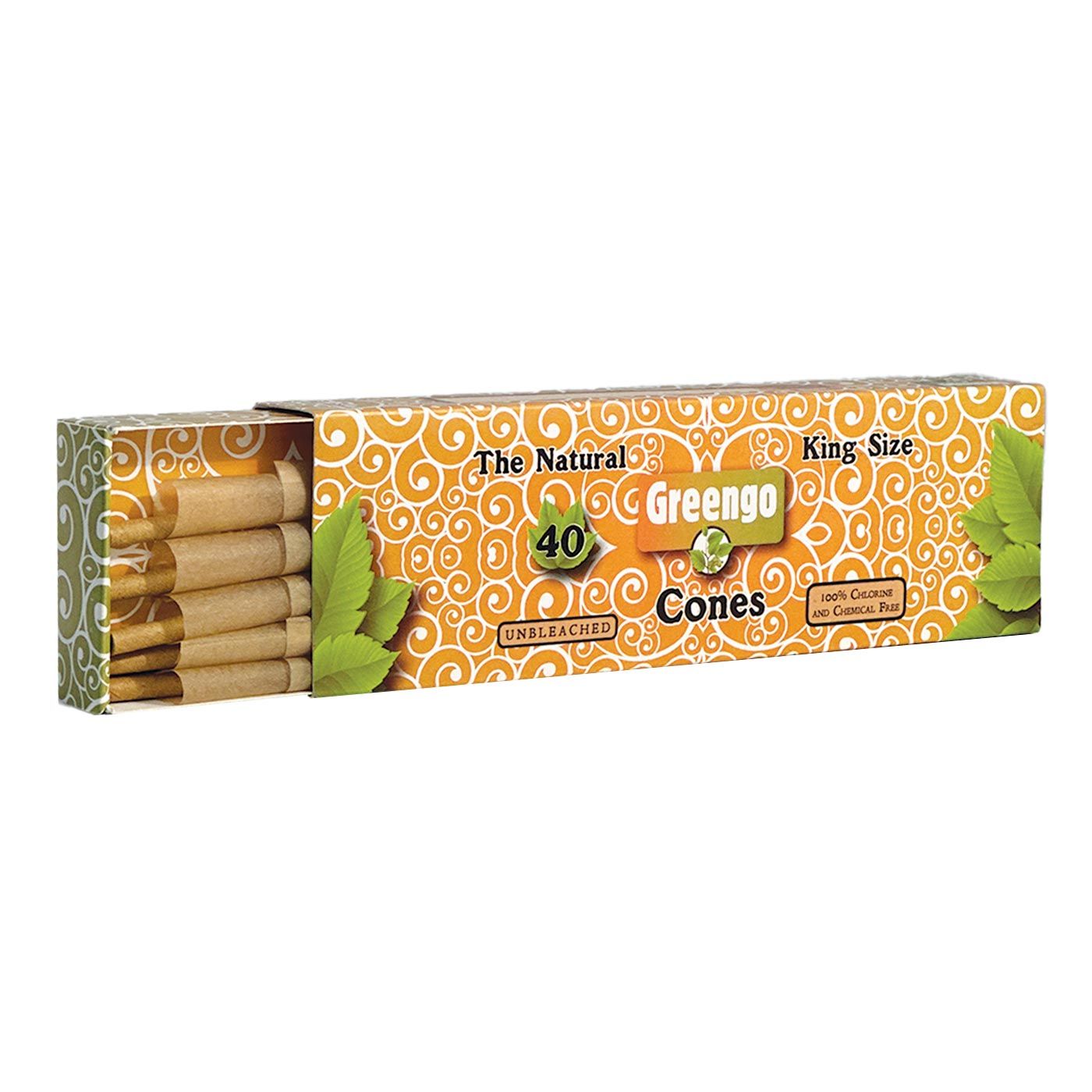 Greengo Kingsize -Zapfen 40 oder 100 Stück