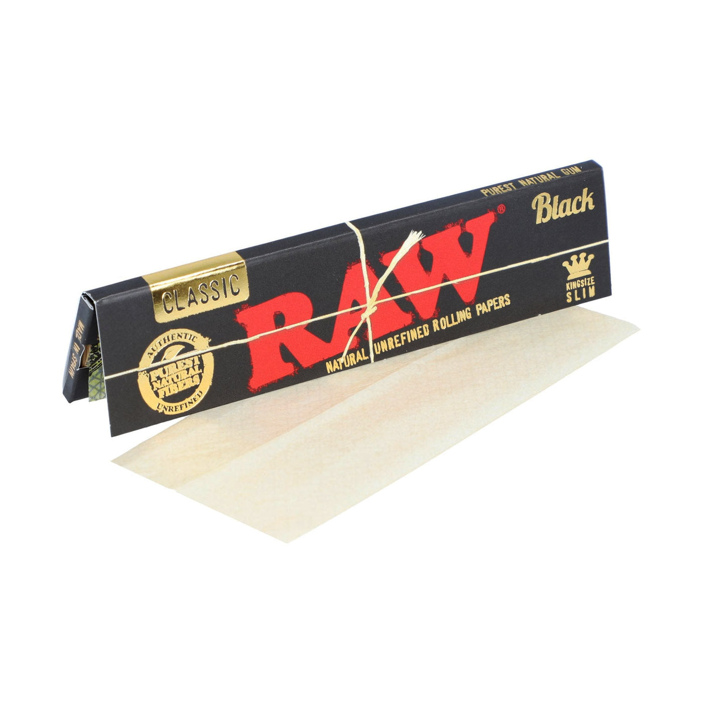 Raw Black King Size Slim Display 50 pcs