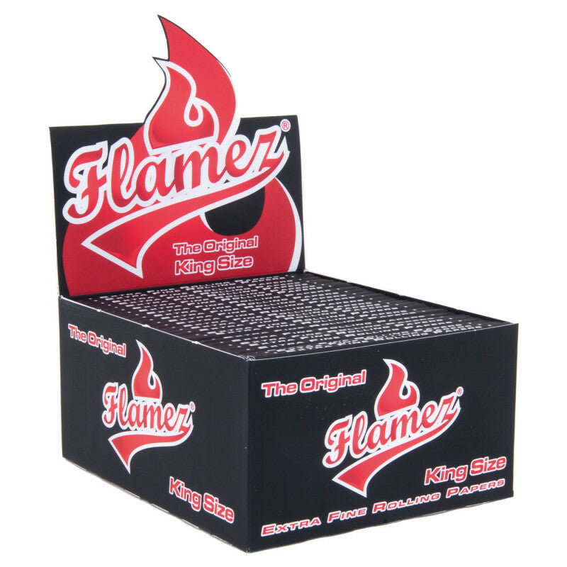 Flamez Black King Size Regular Box 50 Pcs