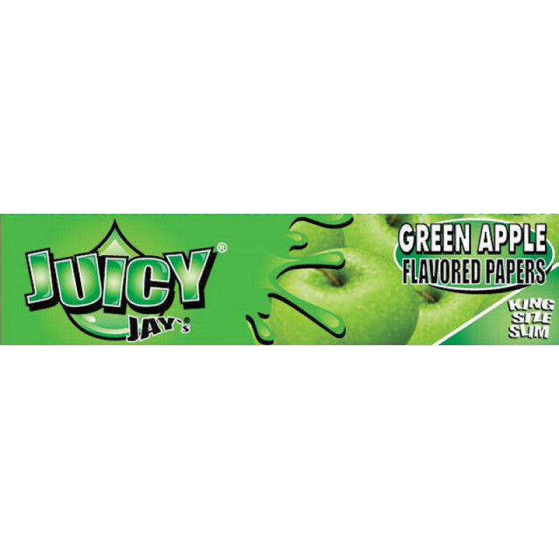 Juicy Jays Green Apple King Size Slim 1 Pc