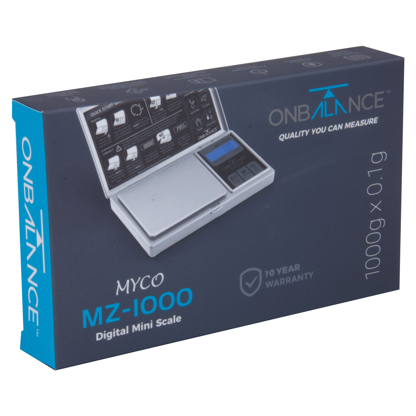 Myco Pocketscale Mz-1000 1000 X 0,1Gr Silver box