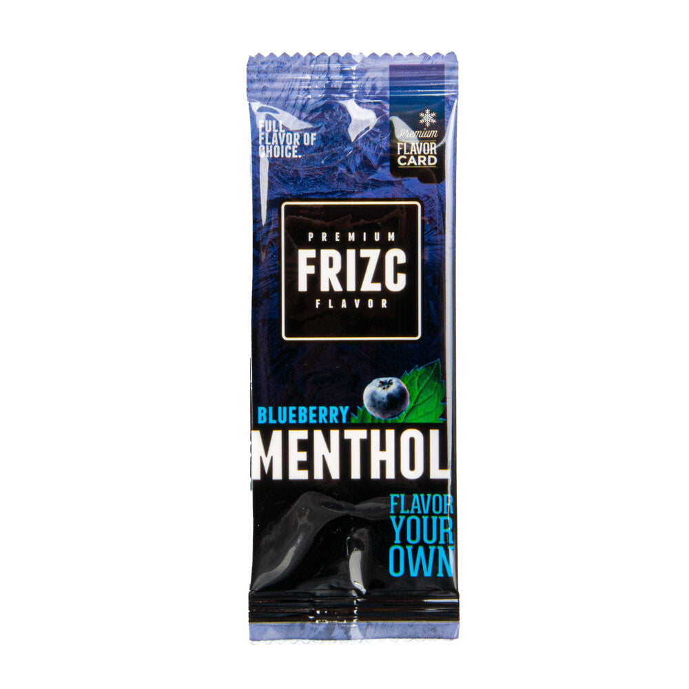 Display Frizc Flavor Card Blueberry Menthol 25 Pcs