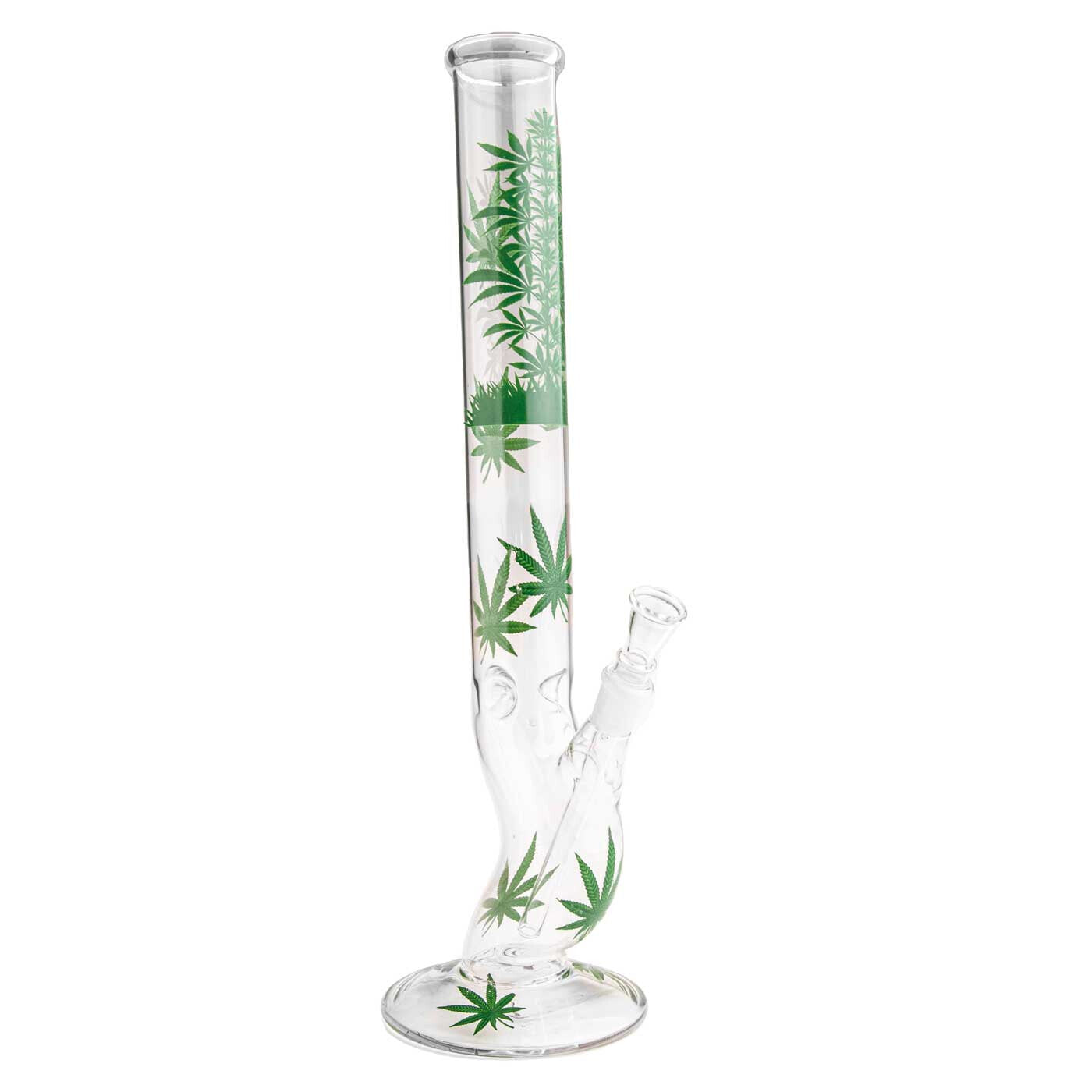 Weed Curved Glass Bong Gb-05