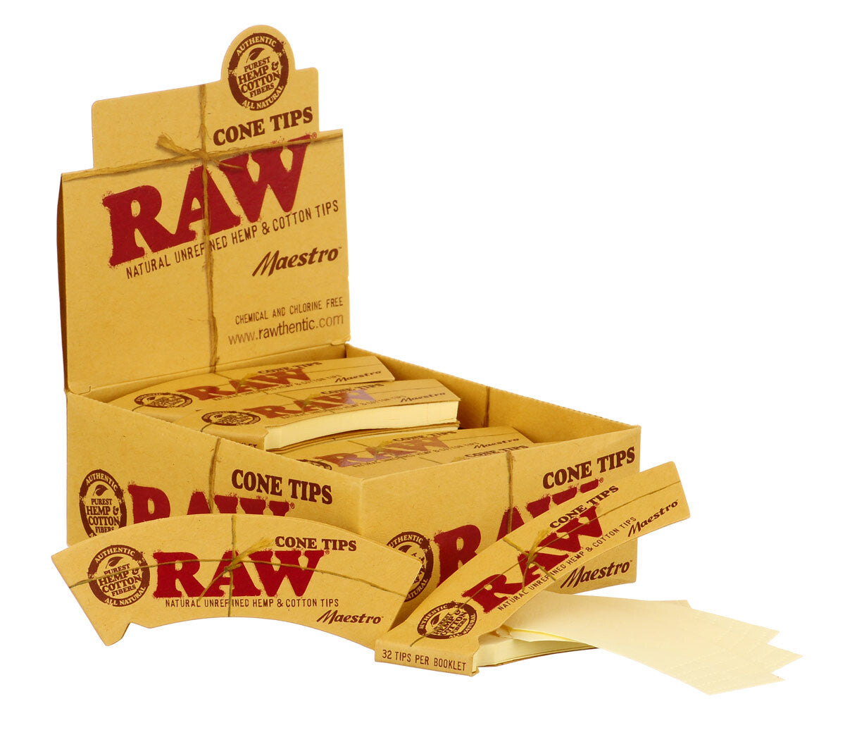 Display Raw Maestro Conical Tips 24 Pcs