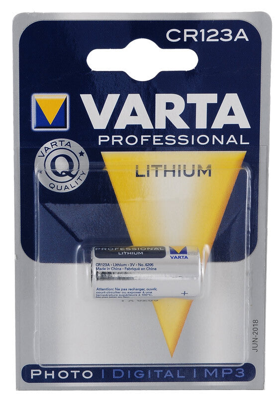 Varta Cr123a 3V Lithium Battery 1 Pack
