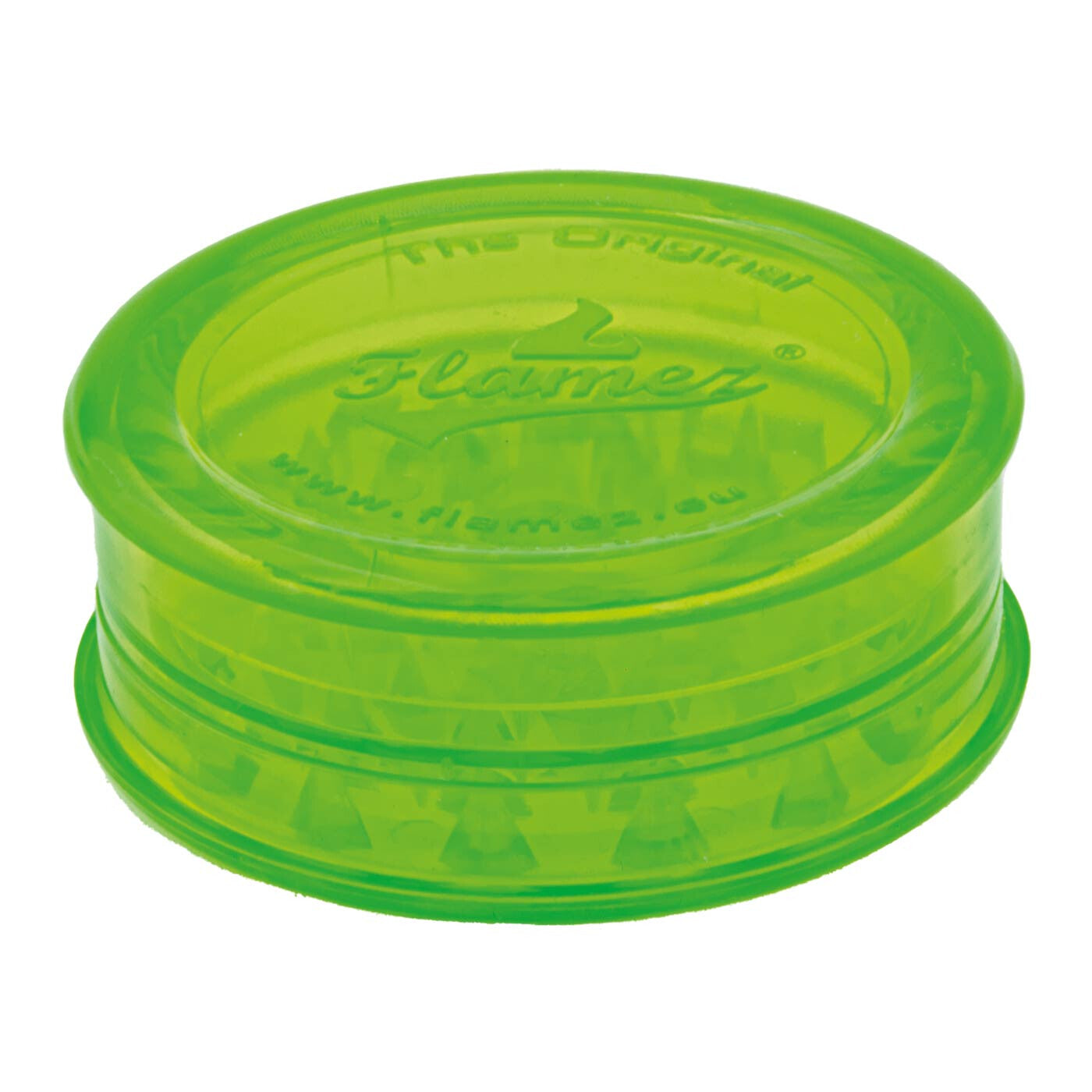 Acrylic Super Grinder With Stash Compartment Green