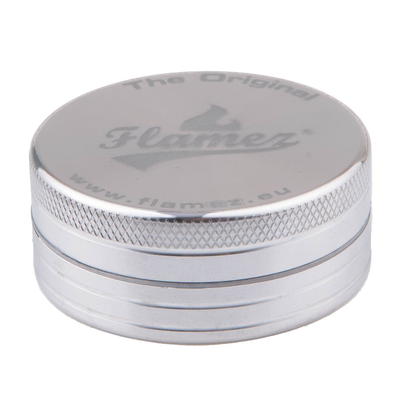 Flamez Grinder 2 Parts 50 Mm Silver