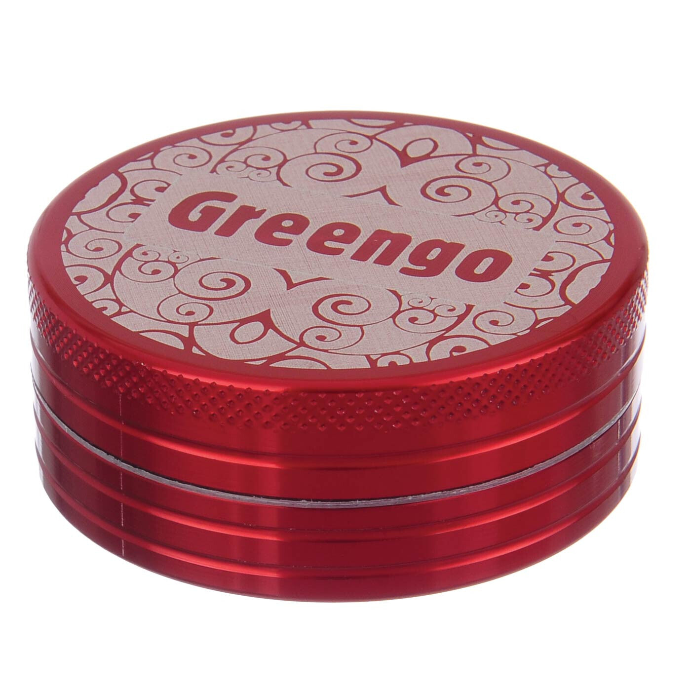 Greengo Grinder 2 Parts 50 Mm Red