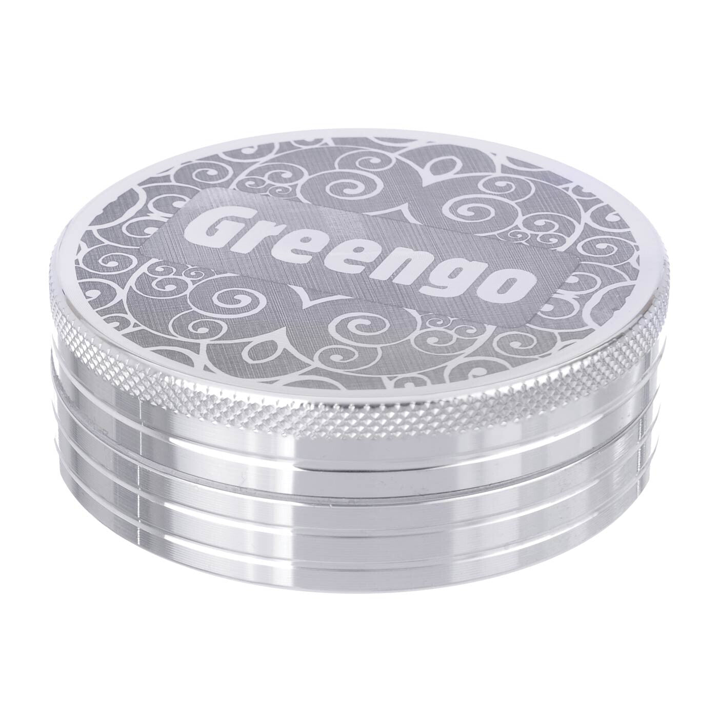 Greengo Grinder 2 Parts 63 Mm Silver