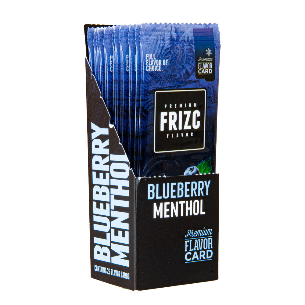Display Frizc Flavor Card Menthol & Blueberry 25 Pcs